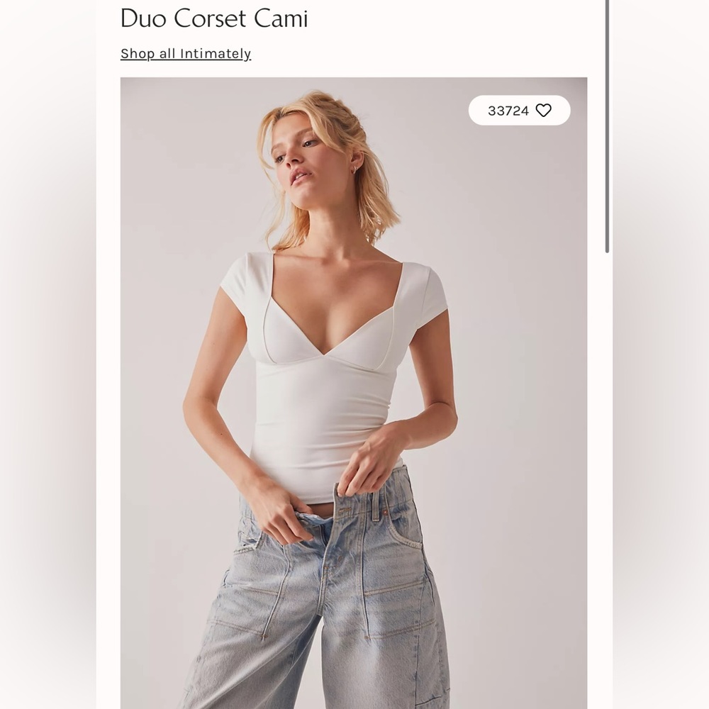 Free People Duo Corset Cami